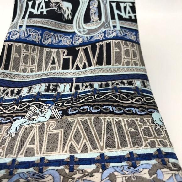 Traditional Craft Book of Kolls Silk Tie Blue - Picture 7 of 16